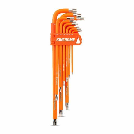Kincrome K5044 9pce Long Series Tamperproof TORX Key Set