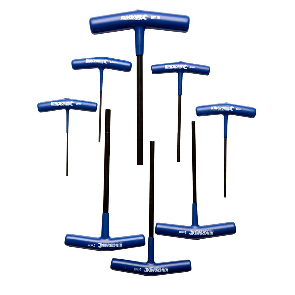 Kincrome K5281 8pce T-Handle Hex Key Set - Metric – image 1