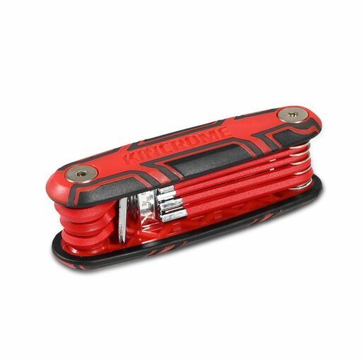 Kincrome K5391 8pce Folding Hex Key Set Imperial - Red – image 2