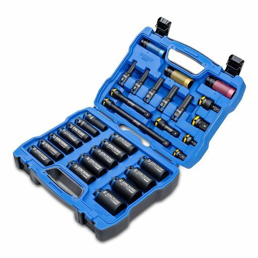 Kincrome K28209 31pce 1/2" Deep Impact Socket Set Drive - Metric