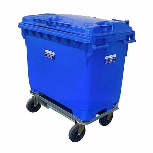 East West Engineering W660PRB 660L Wheelie Bin with Rotator Base