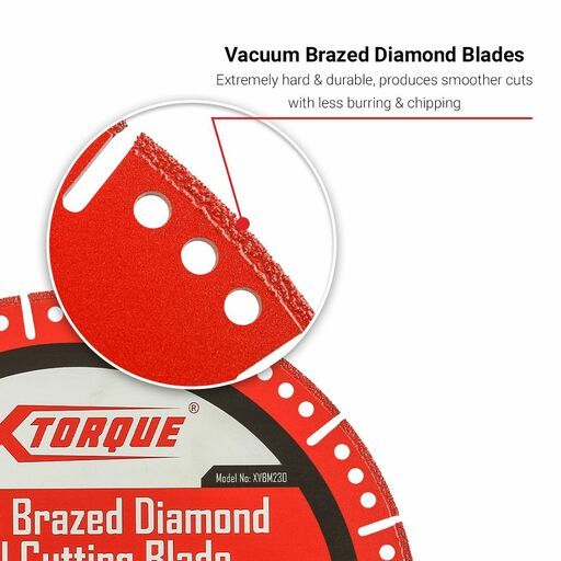 Xtorque XVBM230 230mm x 22.23mm x 1.6mm Vacuum Brazed Diamond Metal Cutting Blade – image 3