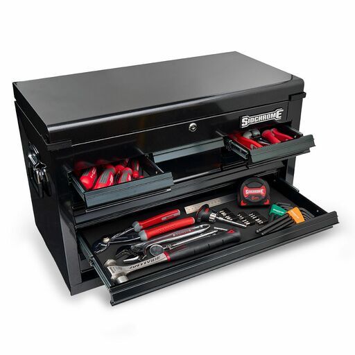 Sidchrome SCMT10163HB 226pce Metric & A/F 13 Drawer Black Hyper Colour Series Tool Kit Chest & Cabinet Set – image 5