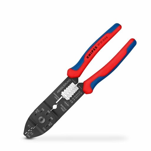 Knipex 9721215B 230mm Non-Insulated Open Plug Type Connectors Crimping Plier – image 2