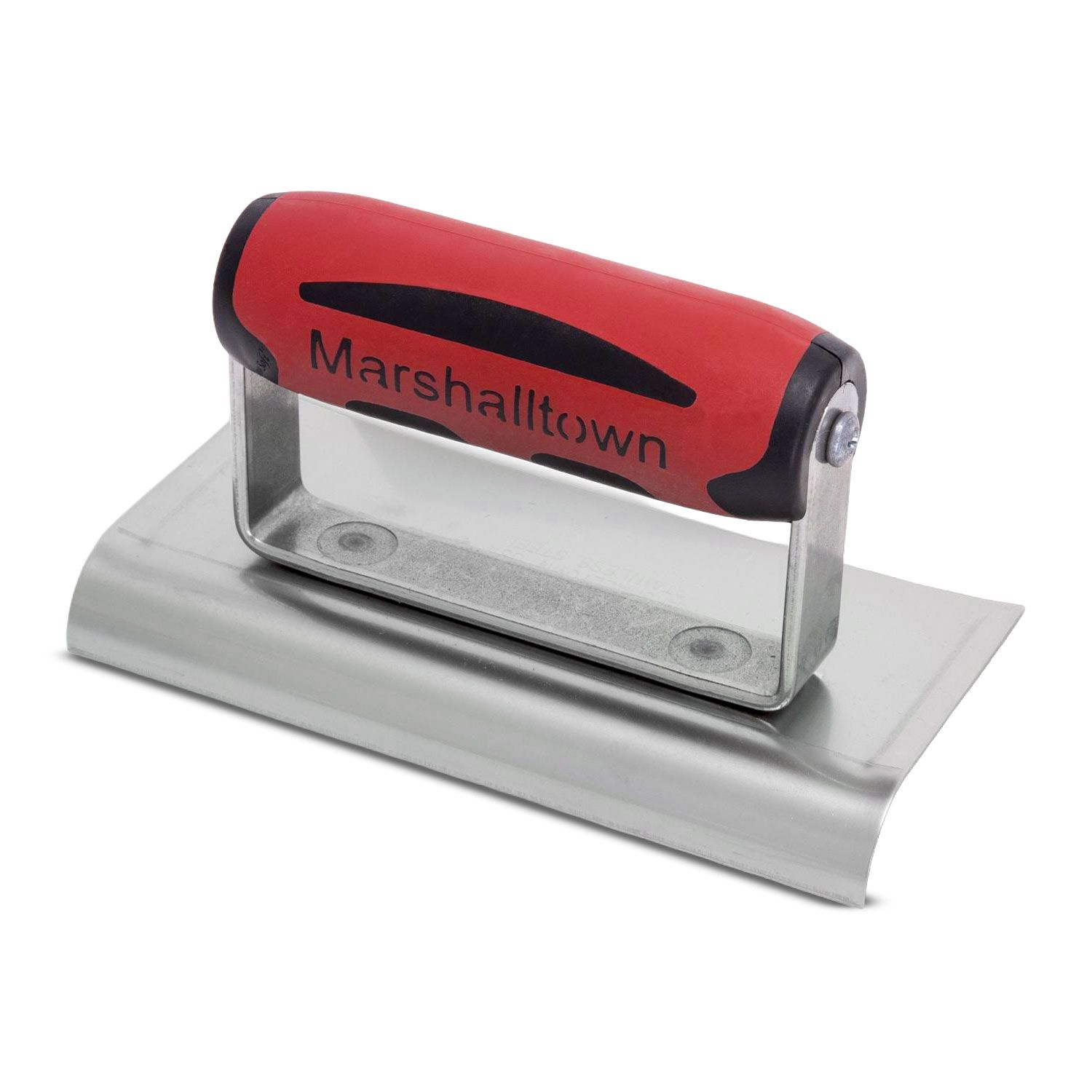 Marshalltown MT136SSD 152mm x 76mm Stainless Steel Soft Handle Curved End Concrete Edger – image 3