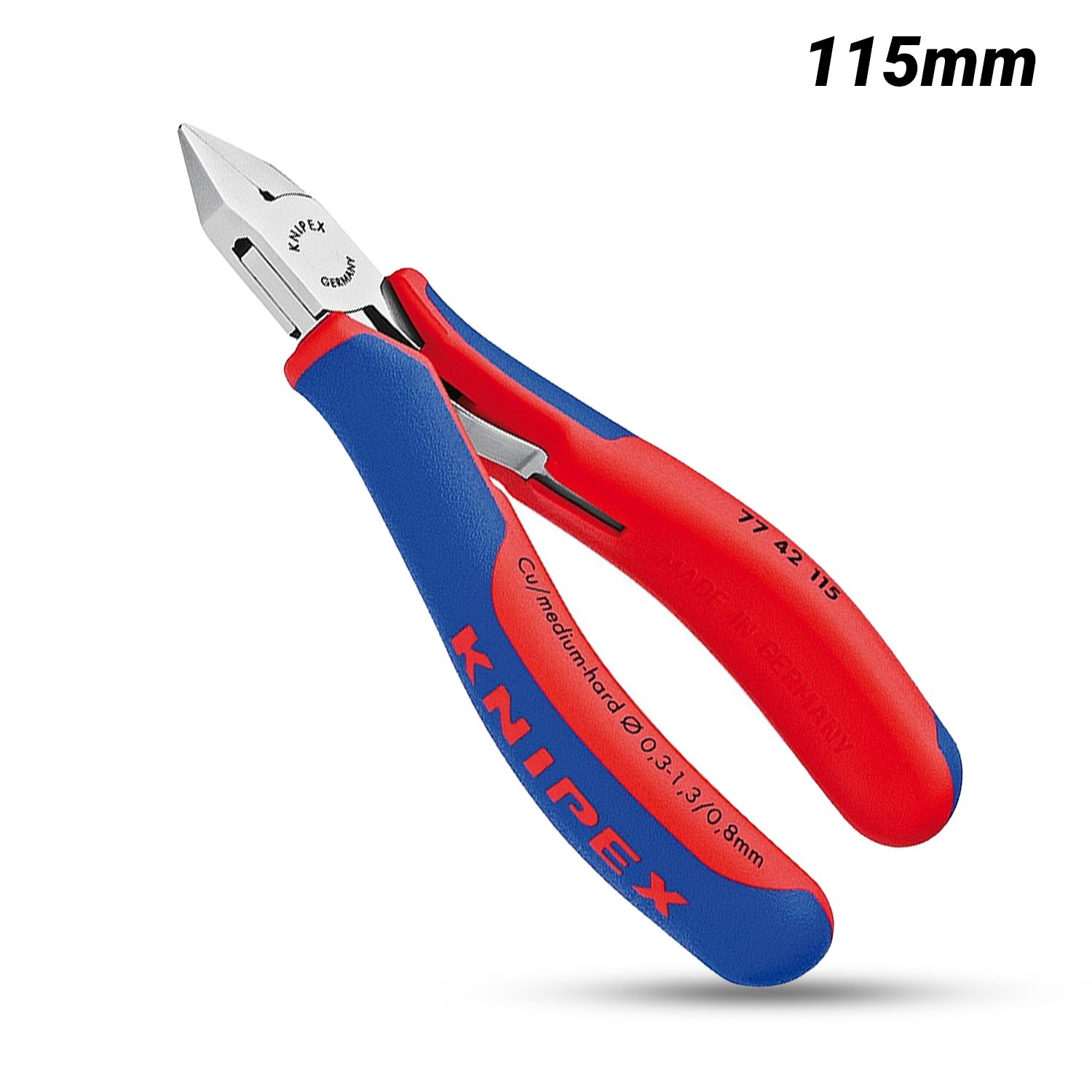 Knipex 7742115SB 115mm Electronics Diagonal Cutter – image 1