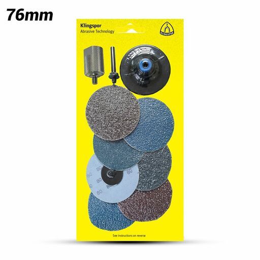 Klingspor 351332 76mm D.I.Y Quick Change Disc Set