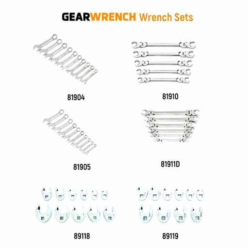 GEARWRENCH 77999 973pce Combination Tool Kit with 130" 17 Drawer Mega Tool Storage – image 5