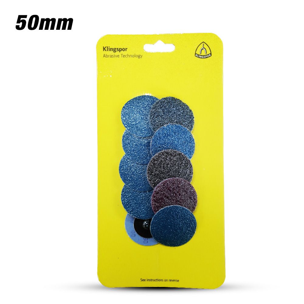 100 disques Quickchange corindon QMC 412 D. 50 mm Gr 180 - 295204 100 disques Quickchange corindon QMC 412 D. 50 mm Gr 180 - 295204
