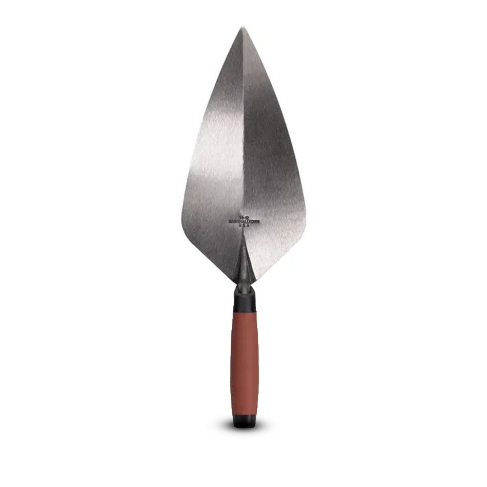 Marshalltown 34L11 Brick Trowel 11in - Leather Handle, Brown