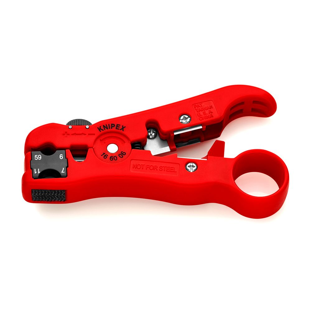 Knipex 166006SB Wire Stripping Tool for Coax and Data Cable – image 2