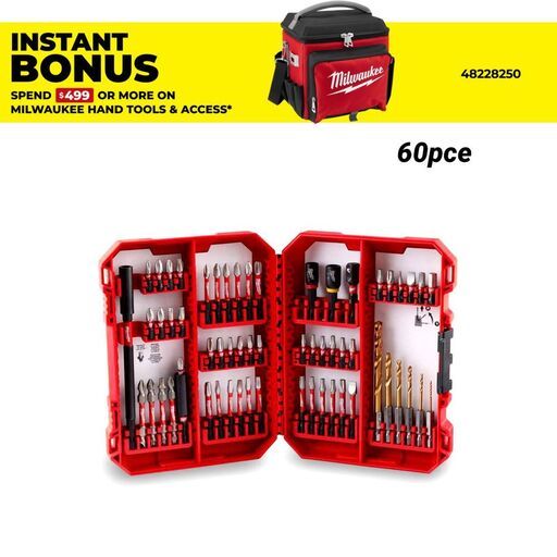 Milwaukee 48324097 60pce SHOCKWAVE Impact Driver Bit Set