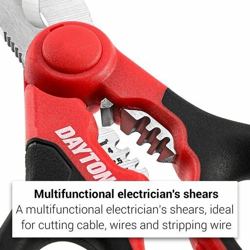 Daytona DESC614 6-1/4" Electricians Shears with Crimper – image 6