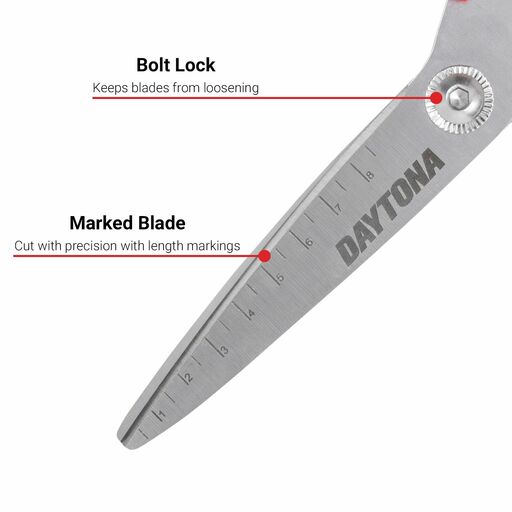 Daytona DFLSS10 9.3" Full Length Steel Scissors – image 4