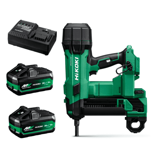 HiKOKI NC1840DA(HRZ) 18V 5.0Ah / 36V 2.5 Ah Li-ion MultiVolt Cordless Gasless Concrete Nailer Combo Kit – image 2