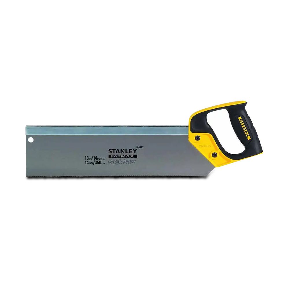 Stanley 2-17-202 FatMax 350mm (14") 13TPI Fine Cut Back Saw – image 2