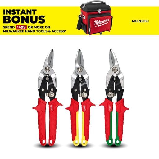 Milwaukee 4932499020 3pce Aviation Snip Set