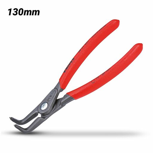 Knipex 4921A01SB 130mm Precision External Bent Circlip Pliers