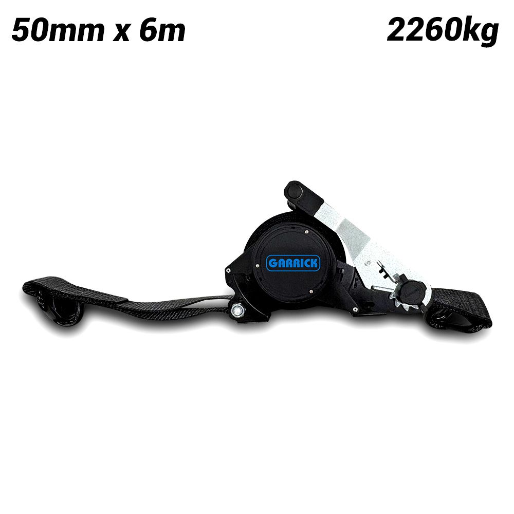 Garrick GRETRAC50MM 2260kg 50mm x 6m Retractable Tie Down – image 1
