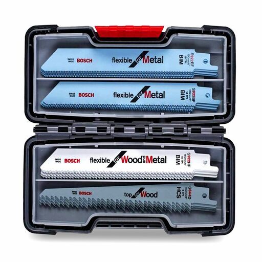 Bosch 2607010902 20pce Wood & Metal Reciprocating Saw Blade Set