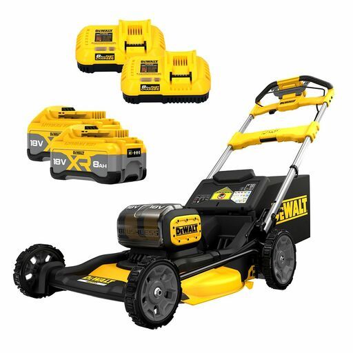 DeWalt ST-DCMWSP156W2-XE 36V (18V x 2)  8.0Ah XR Brushless 530mm (21") Self-Propelled RWD Mower Combo Kit – image 2