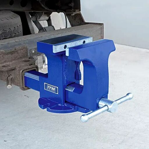 ITM TM113-150 150mm Jaw Width Cast Iron Two Bar Hitch Vice – image 3