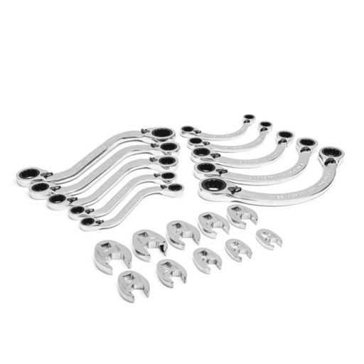 GEARWRENCH GWMSSRWMM 20pce Specialty Ratcheting Metric Wrench Set in Foam Storage Tray – image 4