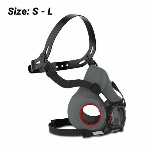 JSP Safety BHT003 Force Typhoon 8 Half Mask Respirator Only - (Small-Large)