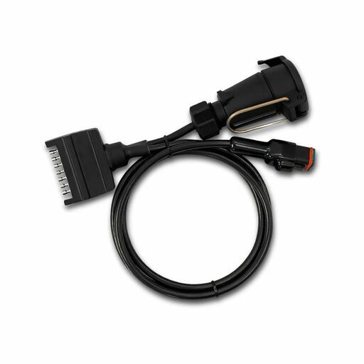 Elecbrakes A7-7LR 7 Flat Pin Plug to 7 Large Round Pin Socket