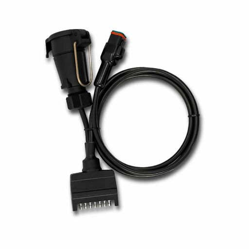 Elecbrakes A7-7LR 7 Flat Pin Plug to 7 Large Round Pin Socket – image 4