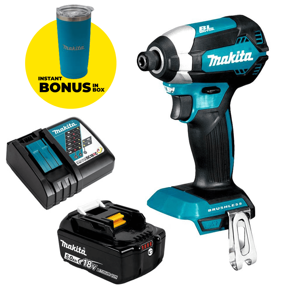 Makita DTD153RTX2 18V Li-ion Cordless Brushless Impact