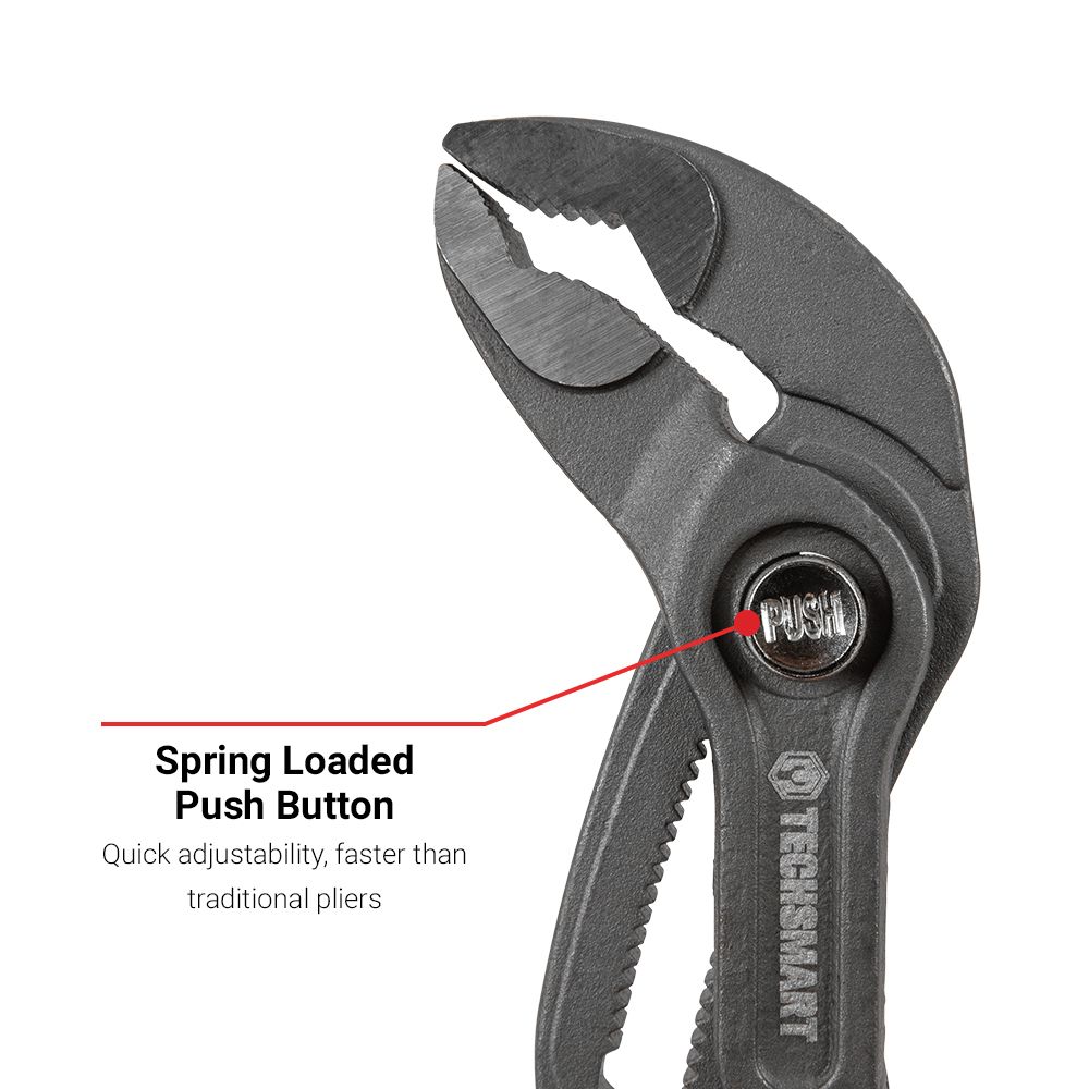 Techsmart TPBP250 250mm Multigrip Push Button Pliers – image 3