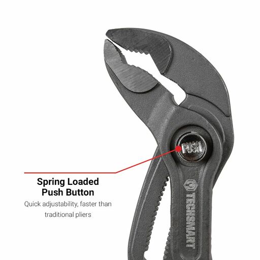 Techsmart TPBP250 250mm Multigrip Push Button Pliers – image 3