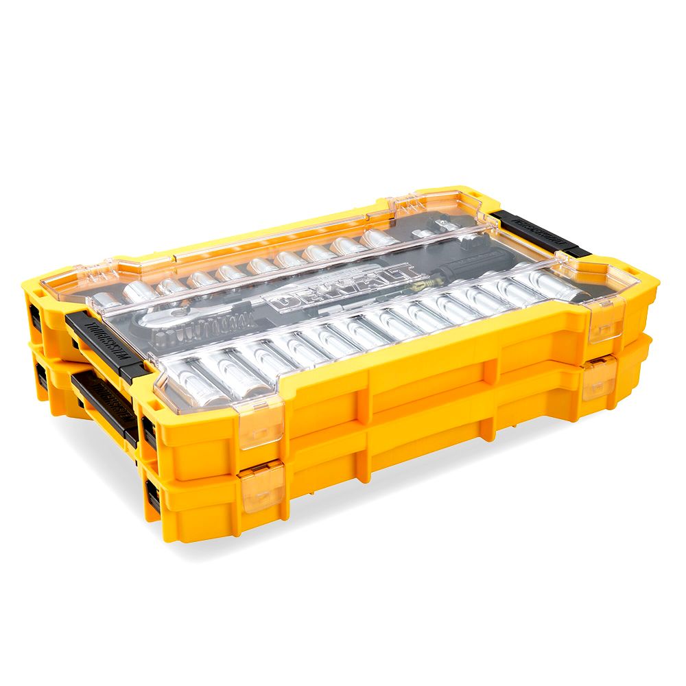 DeWalt DWMT45402-1 131pce 1/4" & 3/8" Drive SAE/Metric Mechanic Tool Set with TOUGHSYTEMS 2.0 Tray – image 8