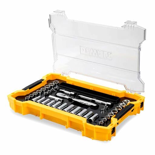 DeWalt DWMT45403-1 85pce 3/8" and 1/2" SAE/Metric Mechanical Tool Set with TOUGHSYSTEM 2.0 Tray – image 7