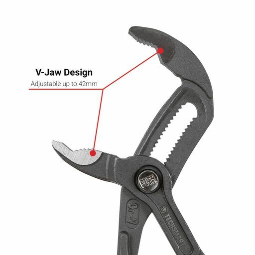 Techsmart TPBP185 185mm Multigrip Push Button Pliers – image 4