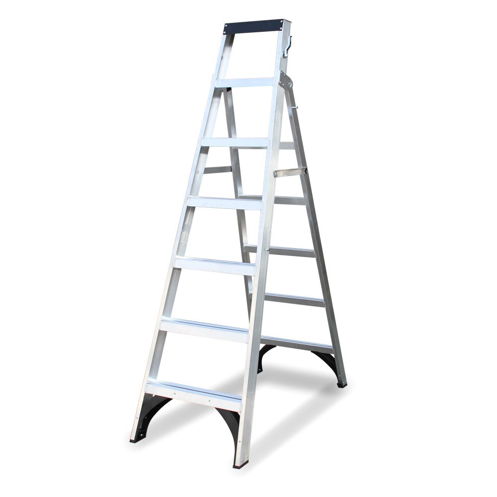 Climbrite CDAL6S 2.1m 6-Step Dual Purpose Aluminum Ladder – image 2