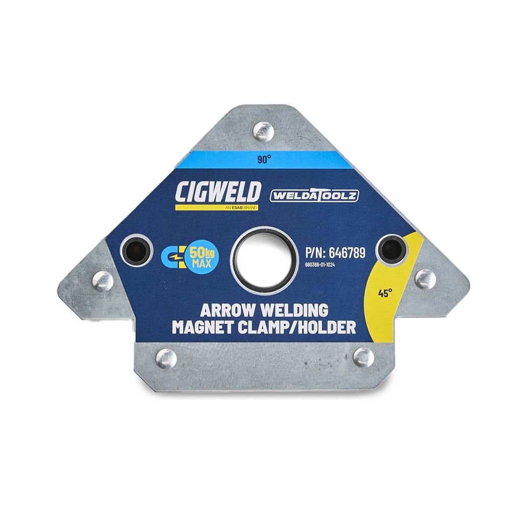 Cigweld 646789 WeldaToolz 50kg Force Arrow Magnet – image 1