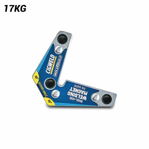 Cigweld 646781 WeldaToolz 17kg Force Dual-Use Corner Magnet