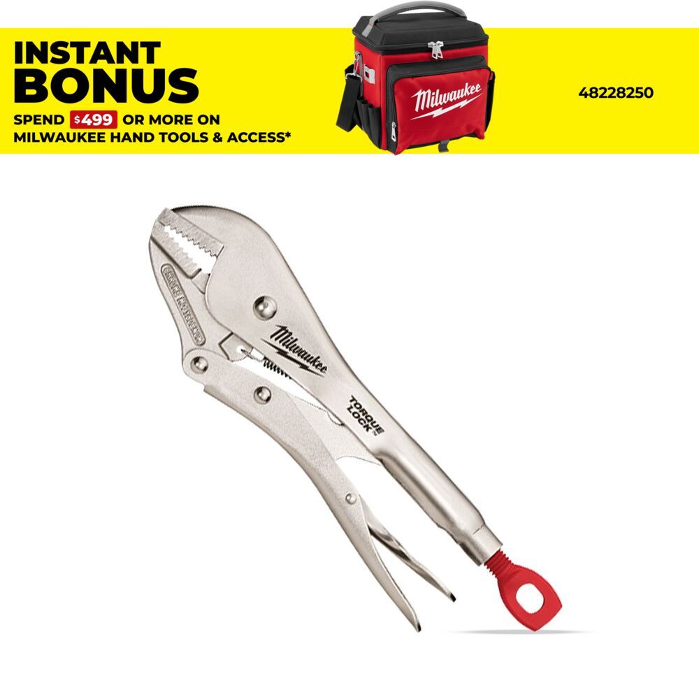 Milwaukee 48223510 254mm (10") Torque Lock Straight Jaw Locking Pliers – image 1