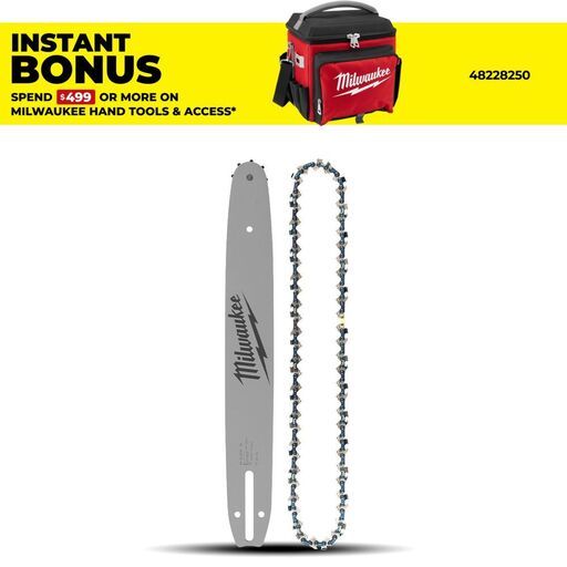 Milwaukee 49162820 356mm (14") Top Handle Chainsaw Chain & Bar