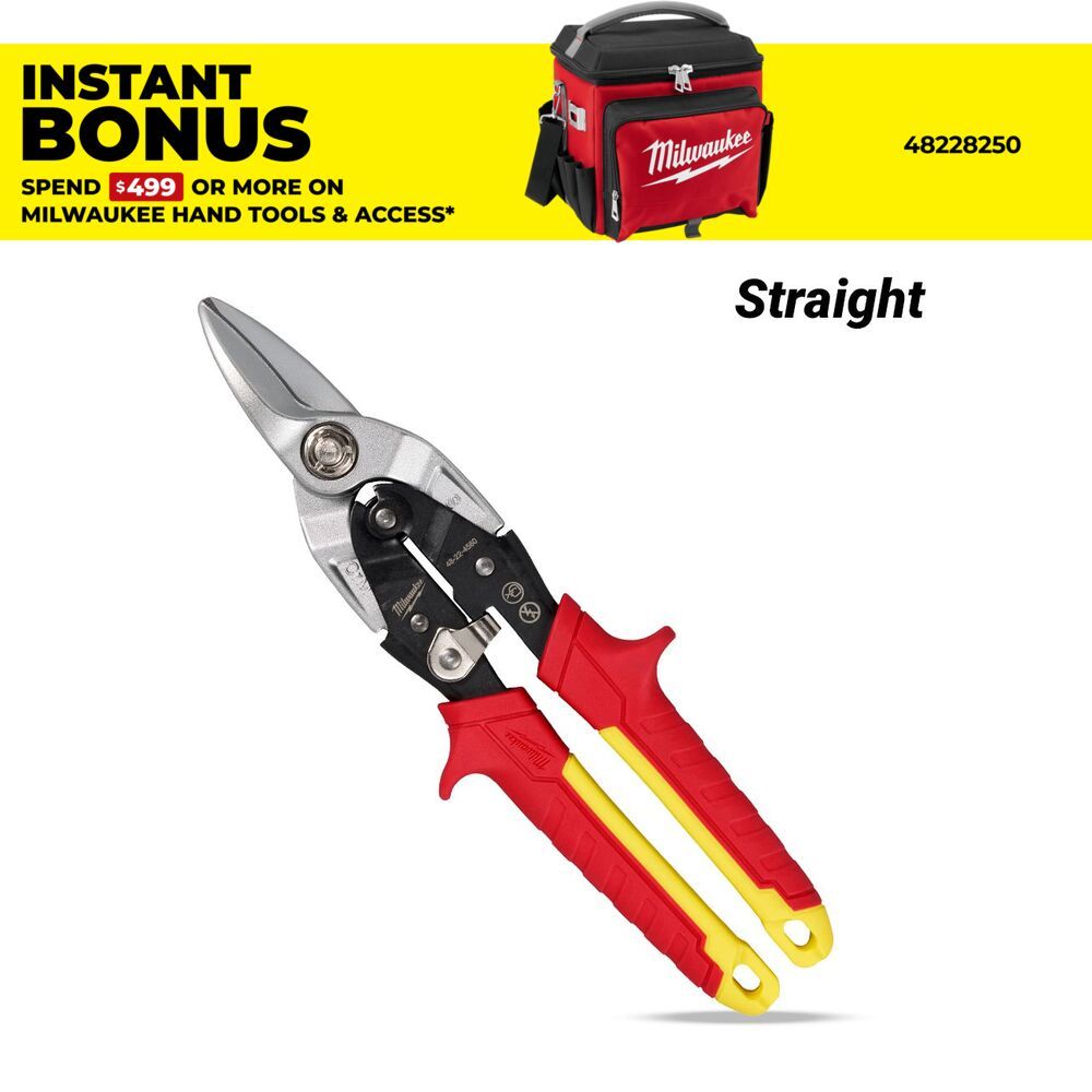 Milwaukee 4932499018 Straight Cutting Aviation Snips – image 1