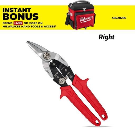 Milwaukee 4932499014 Right Cutting Aviation Snips