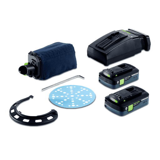 Festool ETSC 2 150 4.0 Set (578791) 18V 150mm Cordless Random Orbital 3.5mm Sander Bluetooth 4.0Ah Set in Systainer – image 5