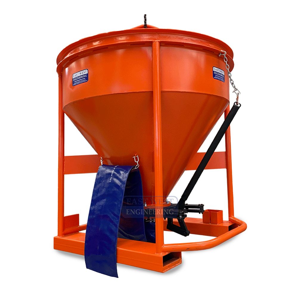 East West Engineering CKSV10 Concrete Kibble with Manual Slide Valve
