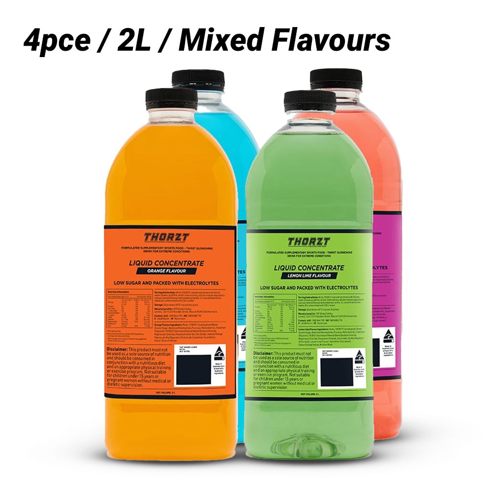 THORZT LC20MIX 4-Pack 2L Liquid Concentrate - Mixed Flavours – image 1