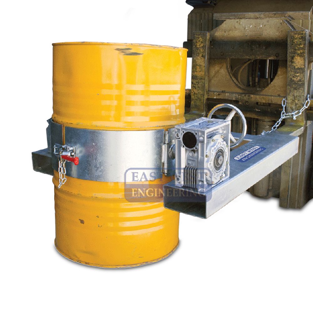 East West Engineering DER40H 360º 400kg Drum Rotator - Hand Wheel – image 2