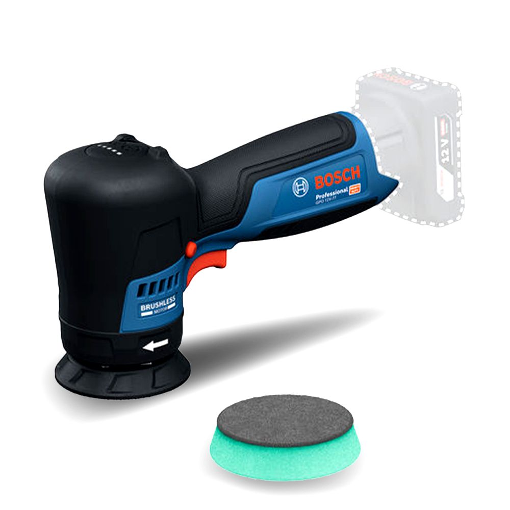 Bosch GPO 12V-77 (0.601.9L3.000) 12V Li-ion Cordless Brushless 77mm (3") Spot Repair Polisher - Skin Only – image 1