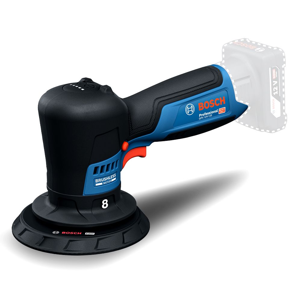 Bosch GPX 12V-125 (0.601.9L4.100) 12V Li-ion Cordless Brushless 125mm (5") Spot Repair Polisher - Skin Only – image 2