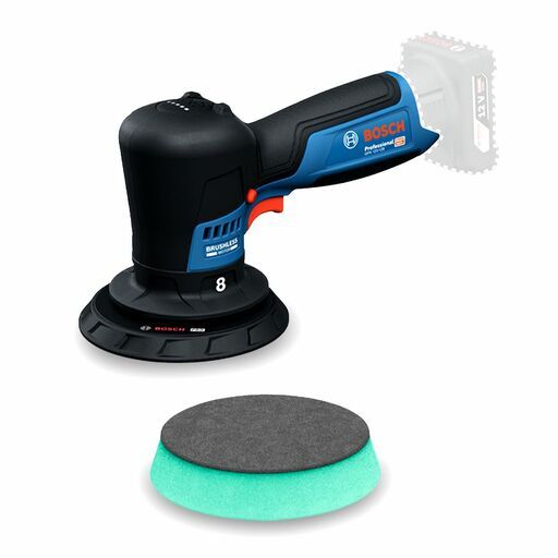 Bosch GPX 12V-125 (0.601.9L4.100) 12V Li-ion Cordless Brushless 125mm (5") Spot Repair Polisher - Skin Only